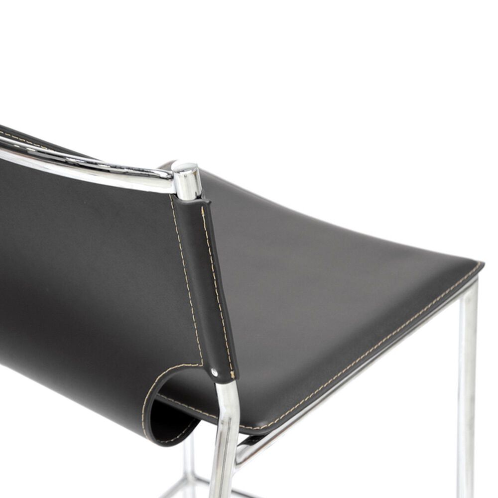 Baxton Studio Montclare Counter Stool in Chrome (Set of 2), , large
