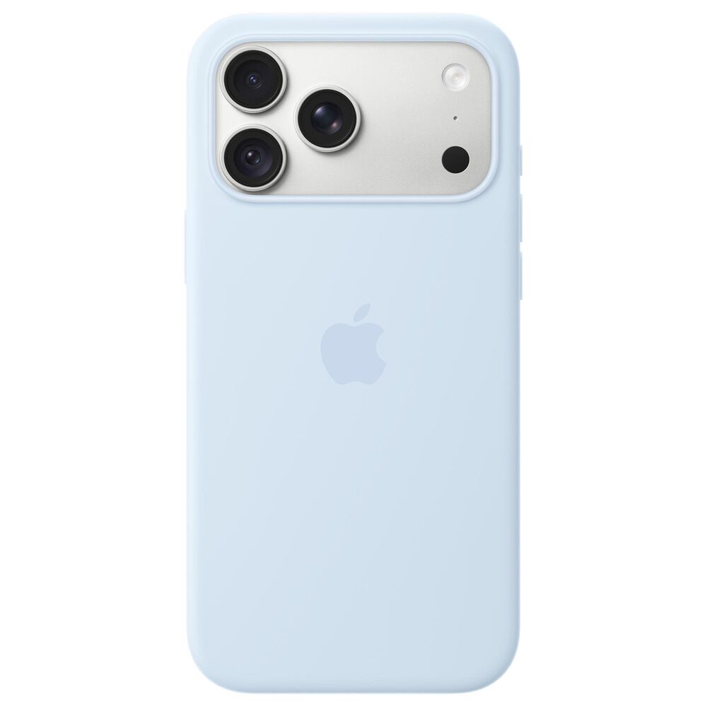 Apple Silicone Case with MagSafe for Apple iPhone18 ProMax in Crisp Blue, , large