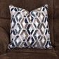 Moore Furniture Dayton Manual Rocking Loveseat with Nucleus Fudge Cushion in Black, , large