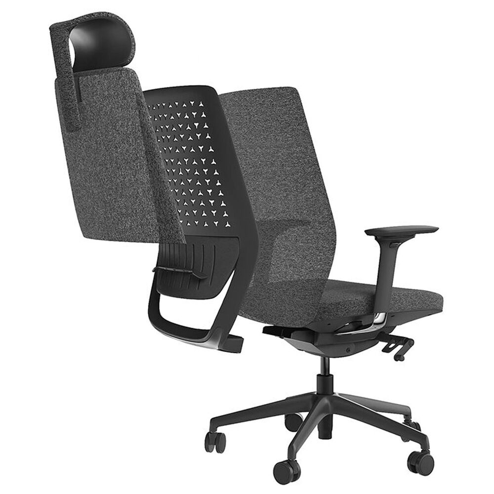 BDI Coda Task Chair in Black, , large