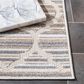 Safavieh Cabana CBN333F 2"2" x 9" Grey and Ivory Indoor/Outdoor Performance Runner, , large