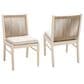 Hearth and Haven Cordoba Outdoor Dining Chair with Yellow Rope in Beige (Set of 2), , large
