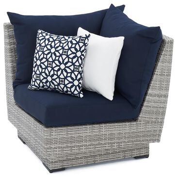RST Brands Cannes Sunbrella Patio Corner Chair in Navy Blue, , large