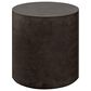 Ebel Outdoor Furniture Bellino 18" Round Patio End Table in Iron, , large