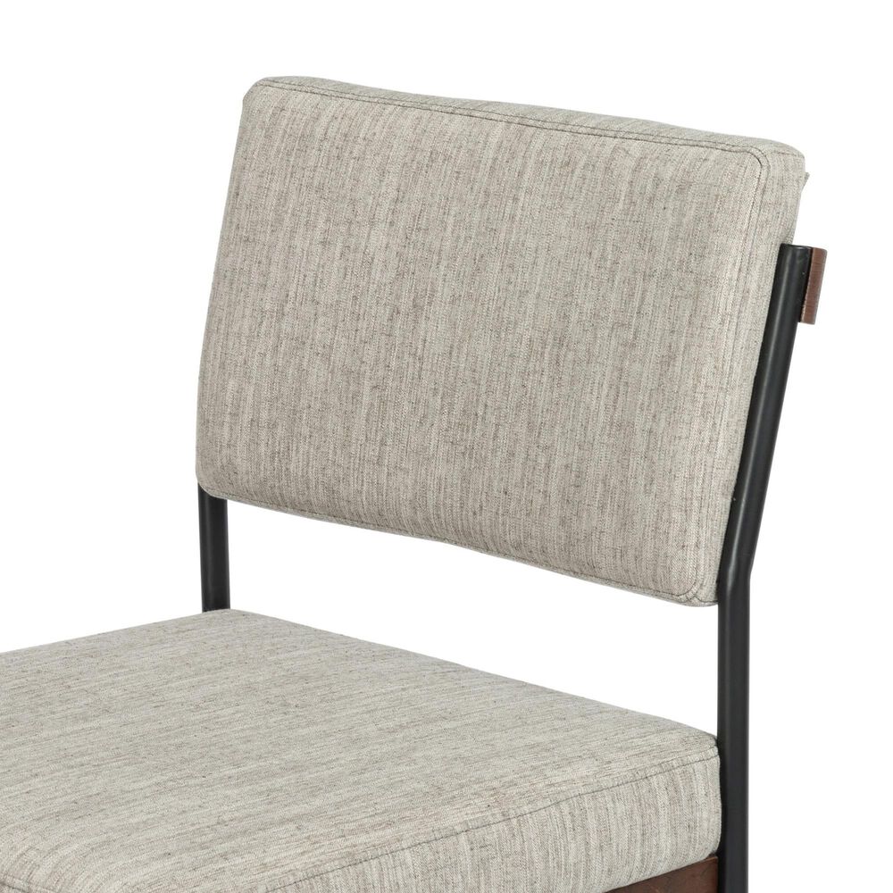 Four Hands Benton Bar Stool in Almond Oak and Midnight, , large