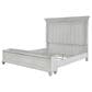 Ashley Kanwyn 3-Piece King Panel Bed Set with Storage Bench in Whitewash, , large