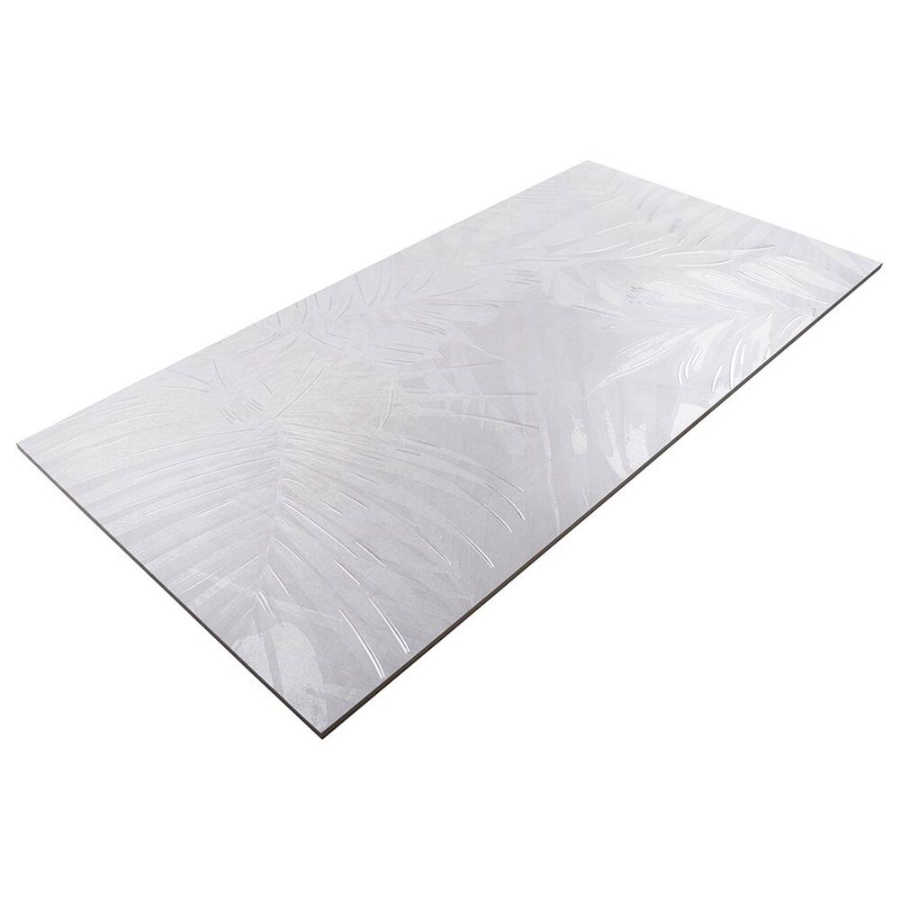 Soho Studio Artscape Cotton Garden White 24" x 48" Porcelain Tile, , large