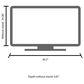 Furrion Aurora 43" Class Partial Sun 2 Outdoor 4K UHD LED TV in Black - Smart TV, , large