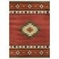 Dalyn Rug Company Phoenix 8" x 10" Paprika Indoor/Outdoor Area Rug, , large
