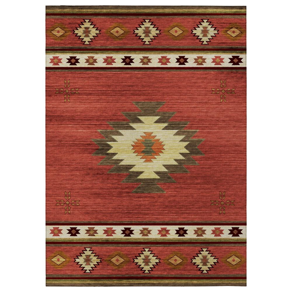 Dalyn Rug Company Phoenix 8" x 10" Paprika Indoor/Outdoor Area Rug, , large