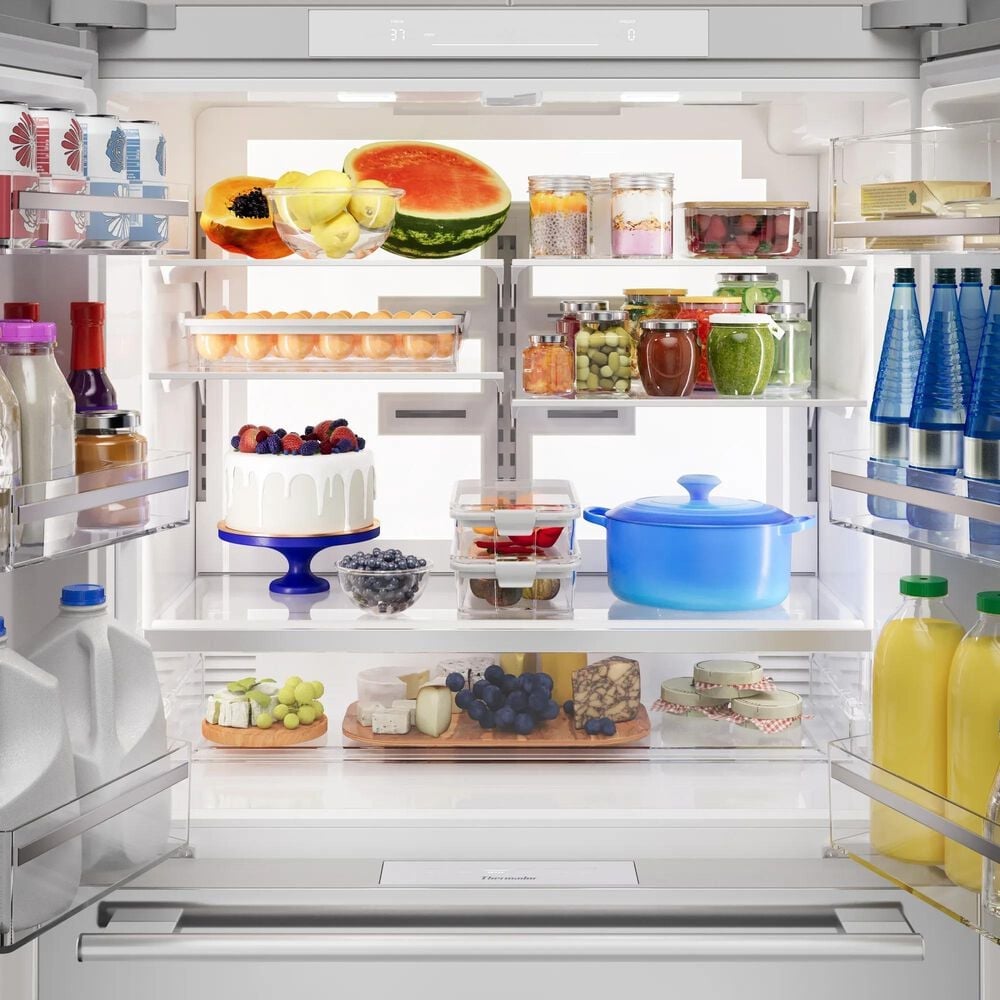 Thermador 20.4 Cu. Ft. Freestanding French Door Refrigerator in Stainless Steel, , large