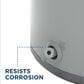 GE Appliances 40-Gallon Tall 4500W Electric Water Heater in Gray, , large