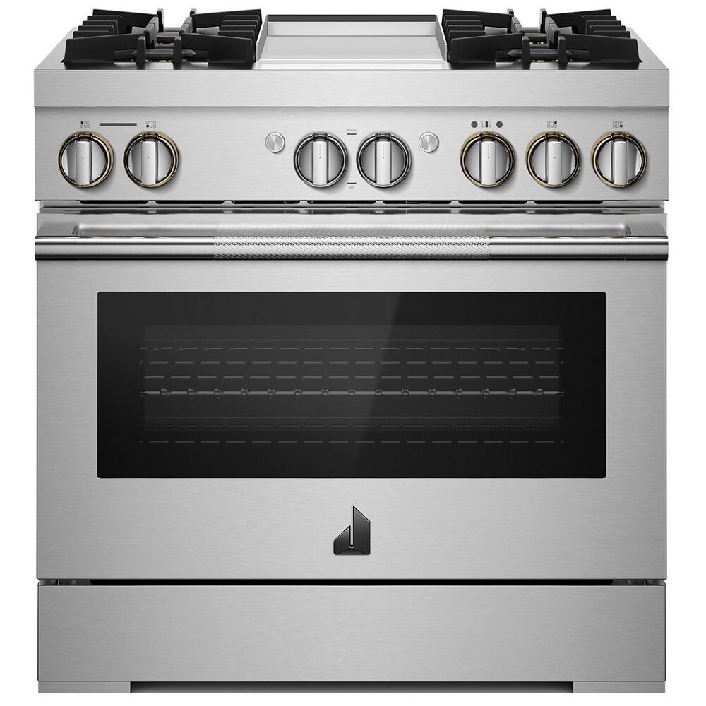 JennAir Rise 36" Professional Range with Griddle in Stainless Steel, , large