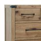 Millenium Ridgester California King Panel Bed with Dresser and Nightstand in Light Brown with USB Ports, , large