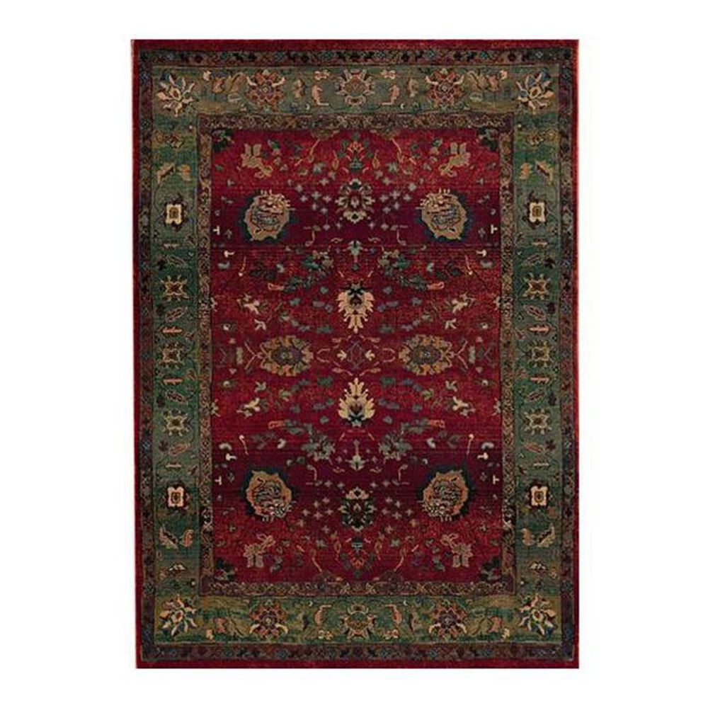 Oriental Weavers Kharma 807C 5'3" x 7'6" Red Area Rug NFM