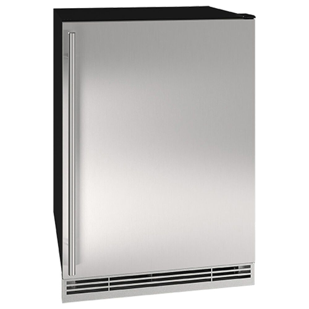 U-Line 4.2 Cu. Ft. Compact Refrigerator with Ice Make in Stainless Steel, , large