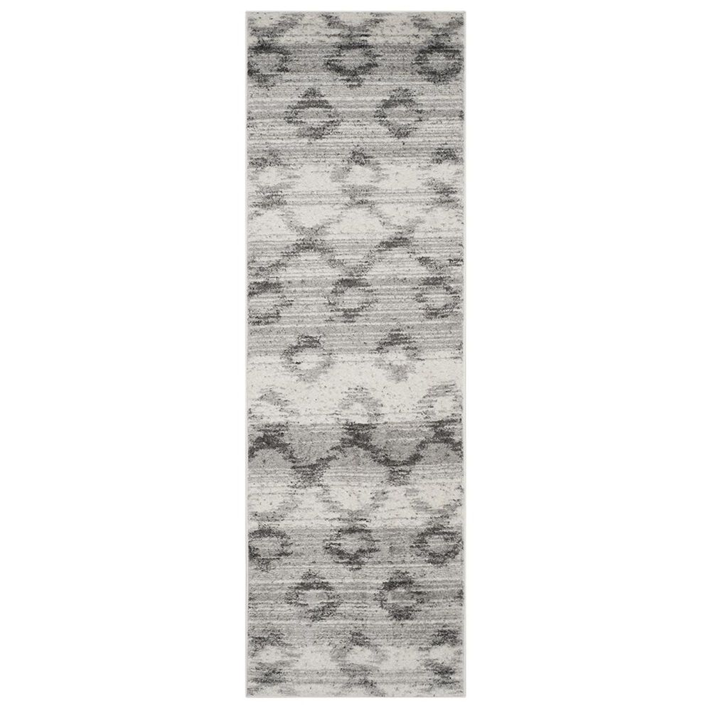 Safavieh Adirondack ADR106P-28 2"6" x 8" Silver/Charcoal Runner, , large