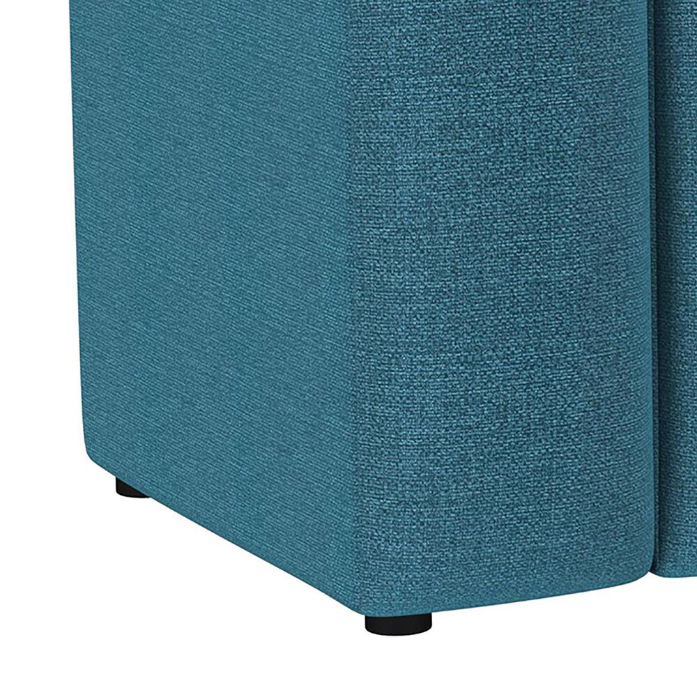 Pacific Landing Summer Accent Bench in Peacock Blue, , large
