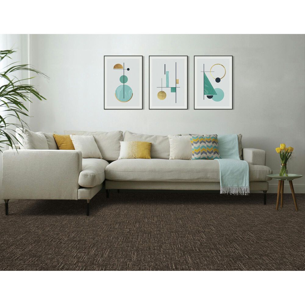 Mohawk Random Nature II Carpet in Truffle, , large
