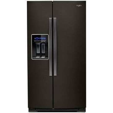 Whirlpool 21 Cu. St. 36" Wide Counter Depth Side-by-Side Refrigerator in Fingerprint Resistant Black Stainless Steel, , large