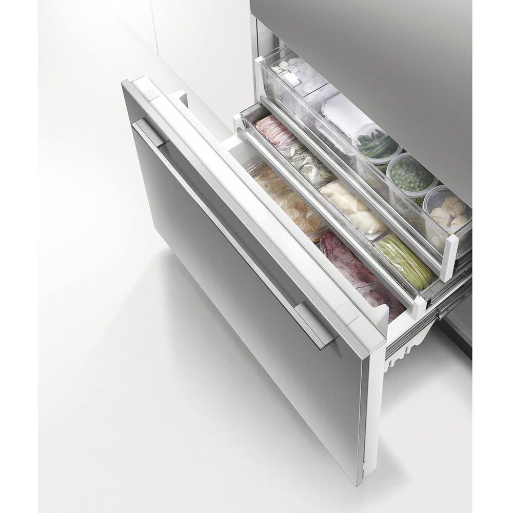 Fisher &amp; Paykel 16.8 Cu. Ft. Integrated 36" Bottom Freezer Refrigerator in Stainless Steel, , large