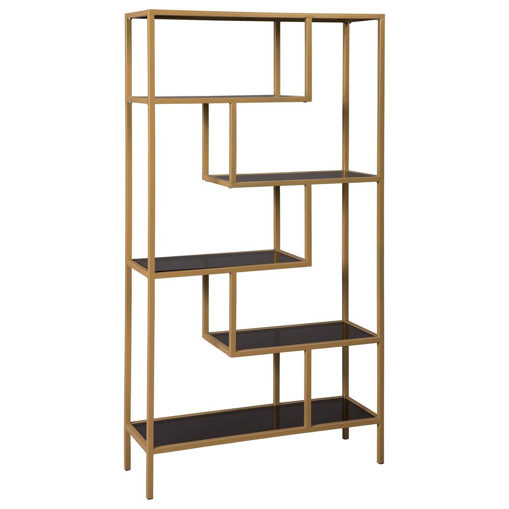 Ashley Frankwell Wall Unit in Gold and Gray, , large
