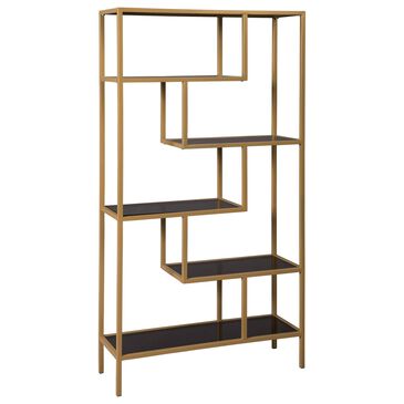 Ashley Frankwell Wall Unit in Gold and Gray, , large