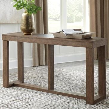 Ashley Cariton Sofa Table in Grayish Brown, , large