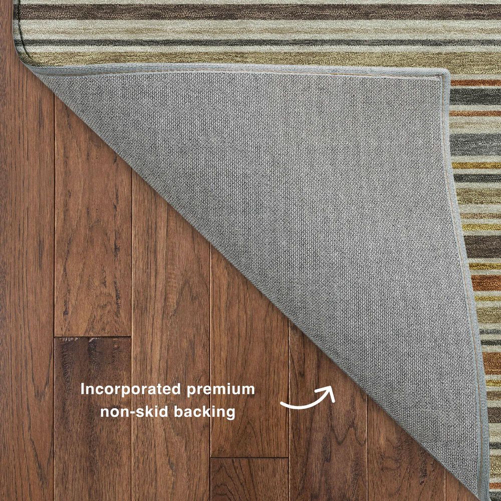 Dalyn Rug Company Soft Essentials Striped Earth 10' x 14' Indoor/Outdoor Area Rug, , large