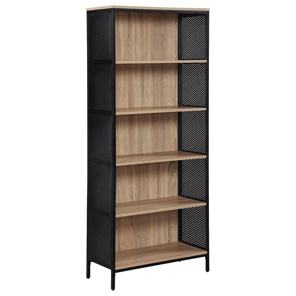 OSP Home Ace 72" 5-Shelf Bookcase in River Oak, , large