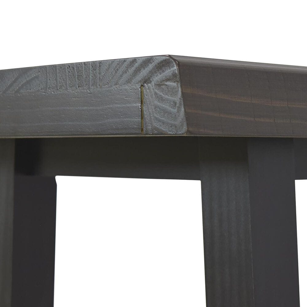 Steve Silver Jennings Sofa Table in Distressed Cherry and Ebony, , large