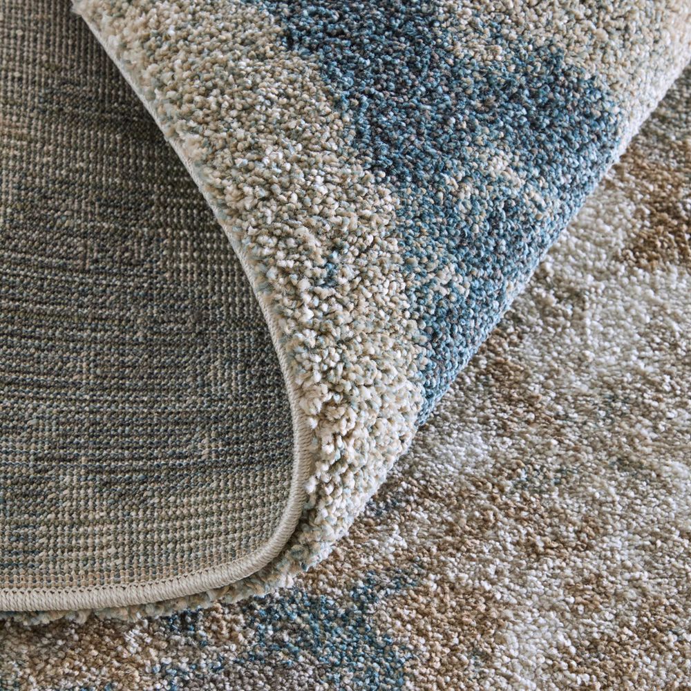 Feizy Richmond Blue and White 7&#39;10&quot; x 10&#39; Area Rug, , large