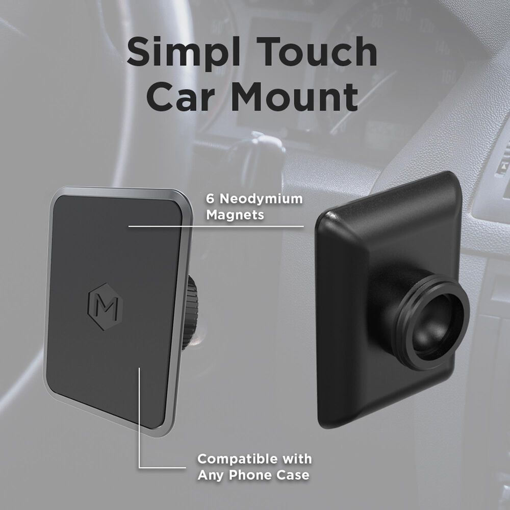 The Mighty Mount 2-in-1 Simpl Touch Magnetic Car Mount &#40;Version 2.0&#41;, , large