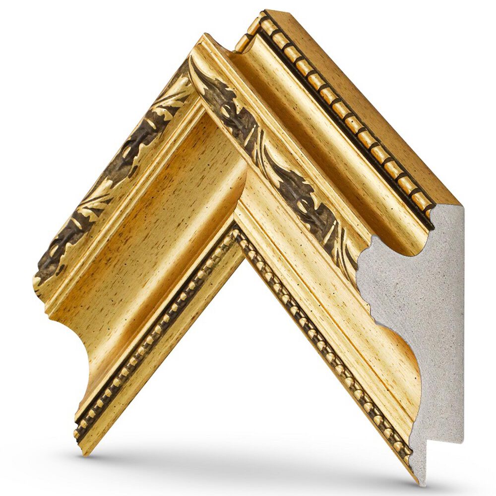 Frame My TV 65&quot; Deco Premiere Bezel for Samsung the Frame TV in Ornate Gold, , large