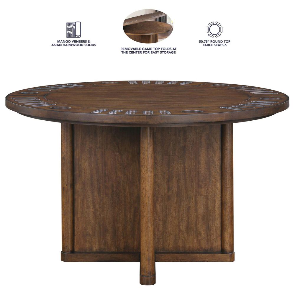 Crystal City Cambridge Game Table and 4 Chairs, , large