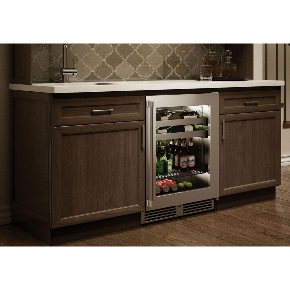 Perlick Signature 5.2 Cu. Ft. Indoor Beverage Center with Right Hinge Glass Door in Stainless Steel and Panel Ready, , large