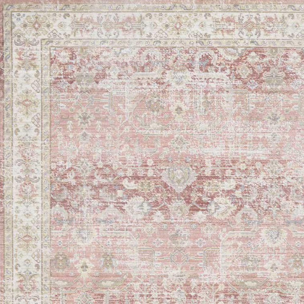 Amer Rugs Century 2&#39; x 3&#39; Salmon Pink and Ivory Area Rug, , large