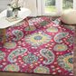 Safavieh Madison MAD600A-5 5"1" x 7"6" Fuchsia/Gold Area Rug, , large