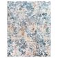 Surya Laila LAA-2315 10" x 14" Teal, Sage, Orange, Saffron, Gray and Cream Area Rug, , large