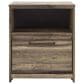 Ashley Elbrim 5-Piece Full Panel Bedroom Set in Weathered Brown, , large