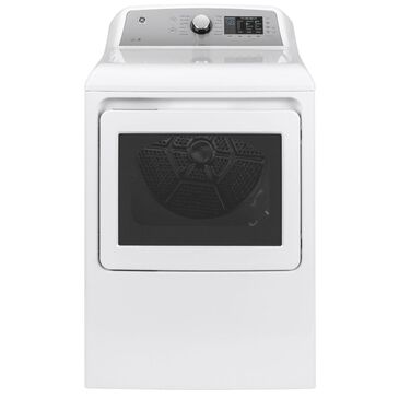 GE Appliances 7.2 Cu. Ft. Electric Dryer with Sensor in White, , large
