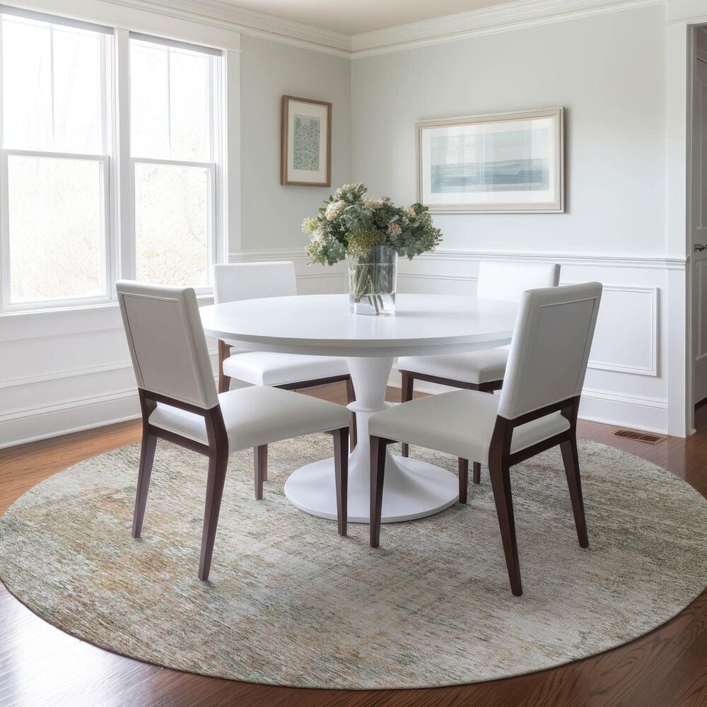 Dalyn Rug Company Solace SL5 8&#39; Round Linen Area Rug, , large