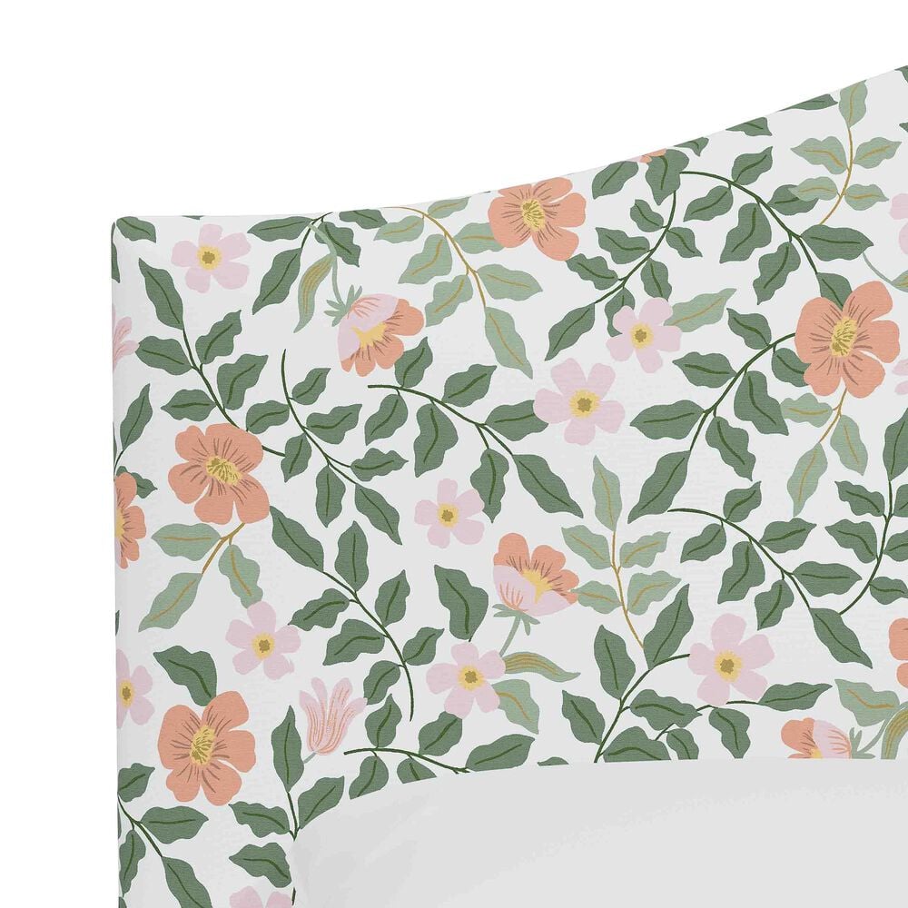 Skyline Furniture Mayfair California King Headboard in Primrose Blush and Cream, , large