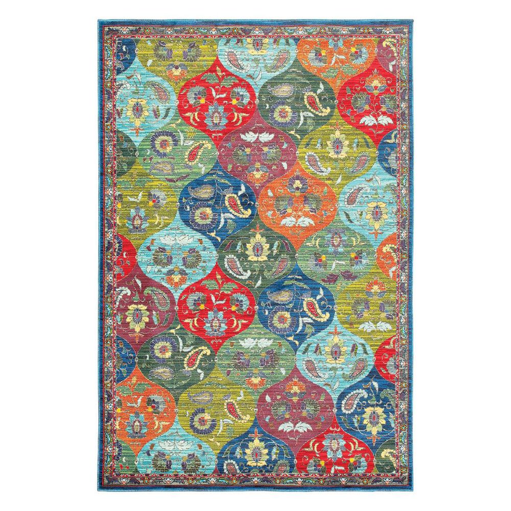 Oriental Weavers Joli 9648S 3"10" x 5"5" Blue Area Rug, , large
