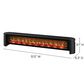 Classic Flame Duraflame 1500-Watt Electric Baseboard Space Heater with Thermostat and Remote Control, , large