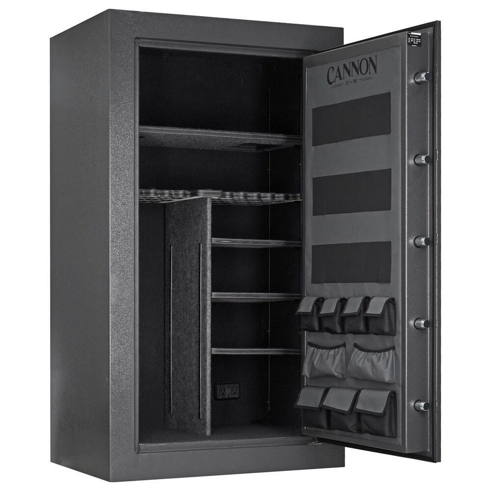 Cannon Force Series 59-Gun Fireproof Safe with Electronic Lock in Dark Gray Pebble, , large