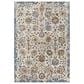 Surya Tuscany 7"10" Square Blue, Cream and Mustard Area Rug, , large