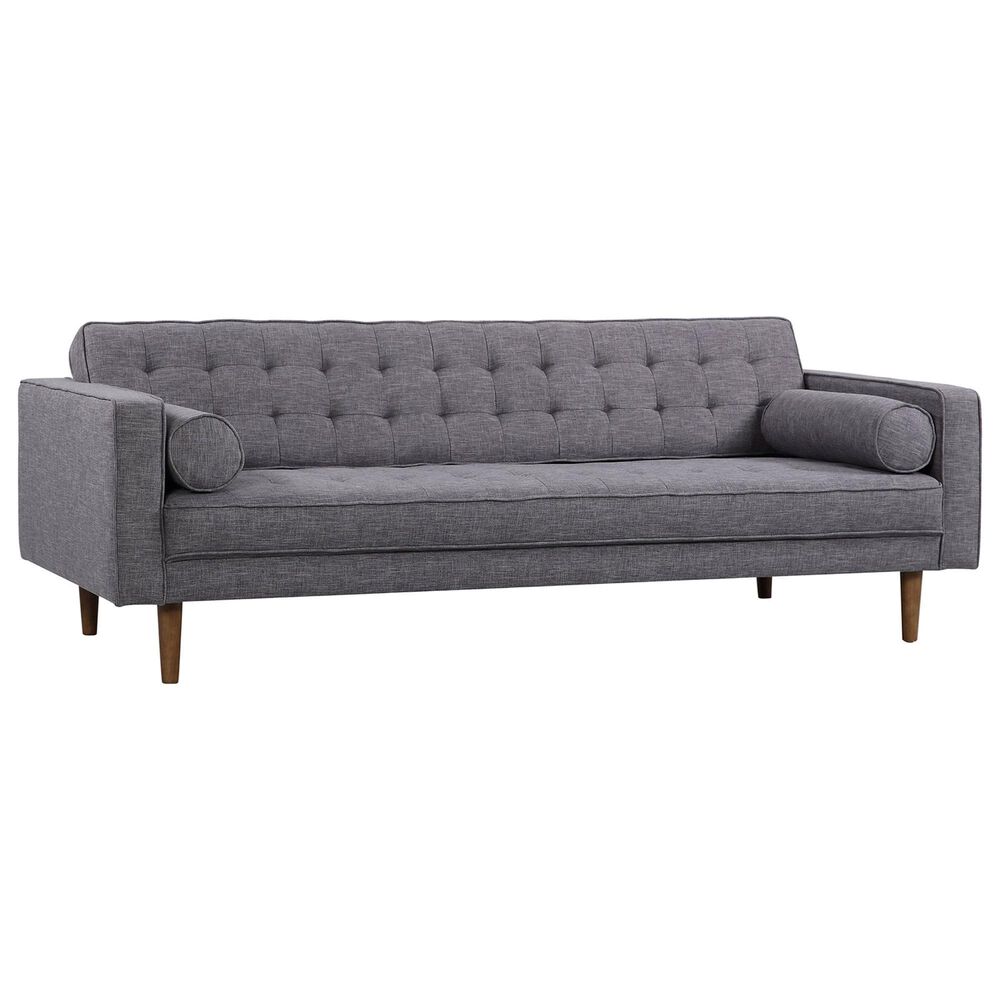 Blue River Element Sofa in Dark Gray and Walnut, , large