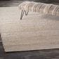 L&R Resources Bleached Naturals 5" x 7"9" Bleach and Ivory Area Rug, , large
