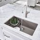 Blanco Precis 32" Super Single Bowl Kitchen Sink in Truffle, , large